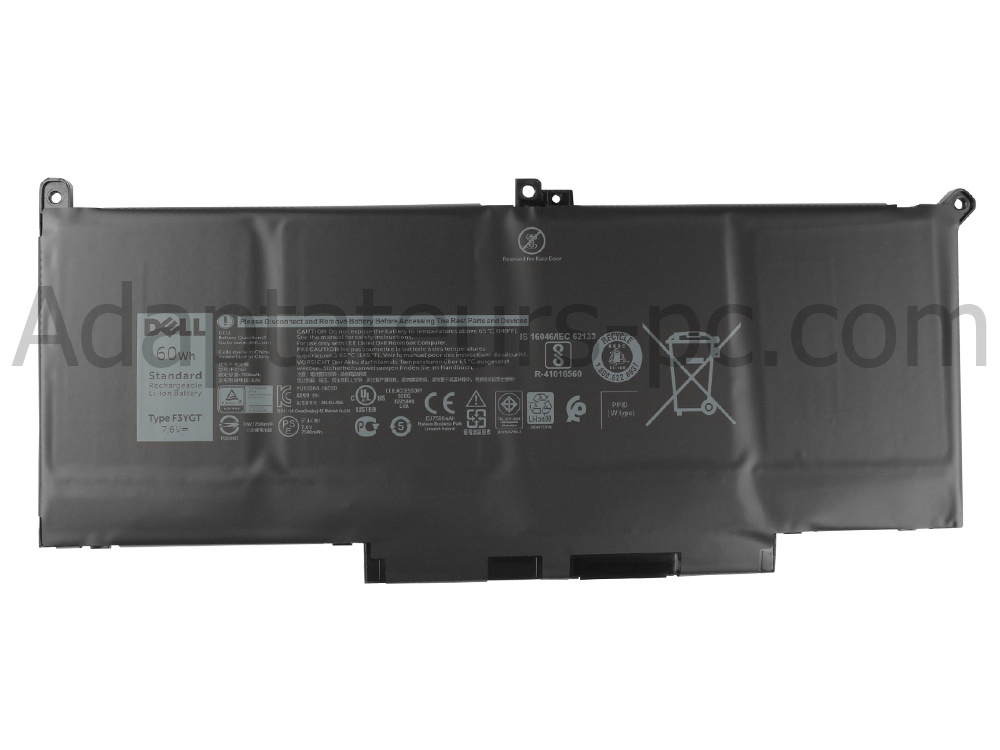 60Wh Original Batterie Dell Latitude 7380 P28S001