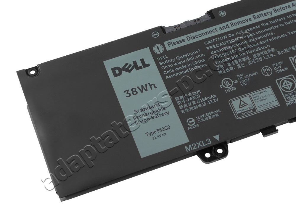 38Wh Original Batterie Dell Inspiron 13 7380 P83G002