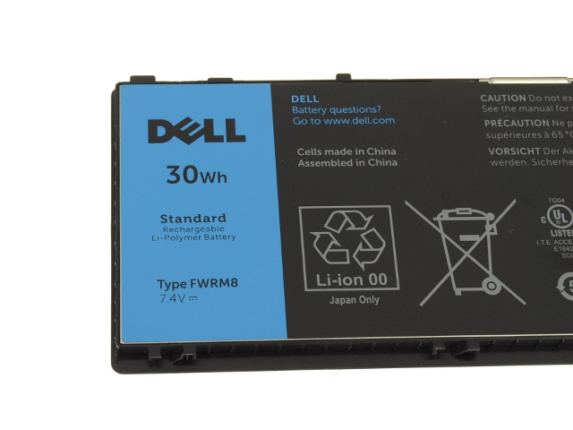 Original 4000mAh 30Wh Batterie Dell FWRM8 KY1TV