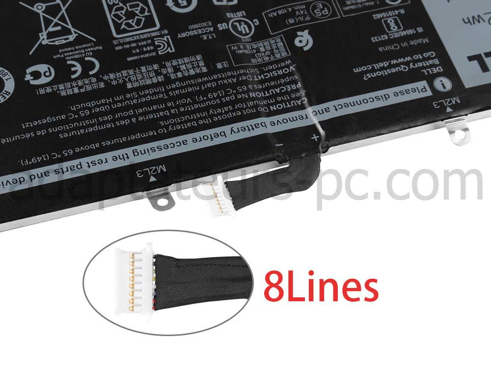 Original 32Wh Batterie Dell Venue 10 Pro 5056