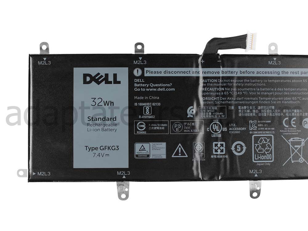 Original 32Wh Batterie Dell Venue 10 Pro 5056