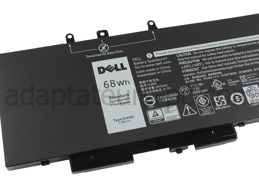 68Wh Original Batterie Dell 0GJKNX GJKNX