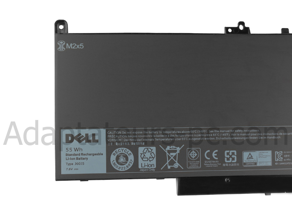 55Wh Original Batterie Dell Latitude 12 E7270