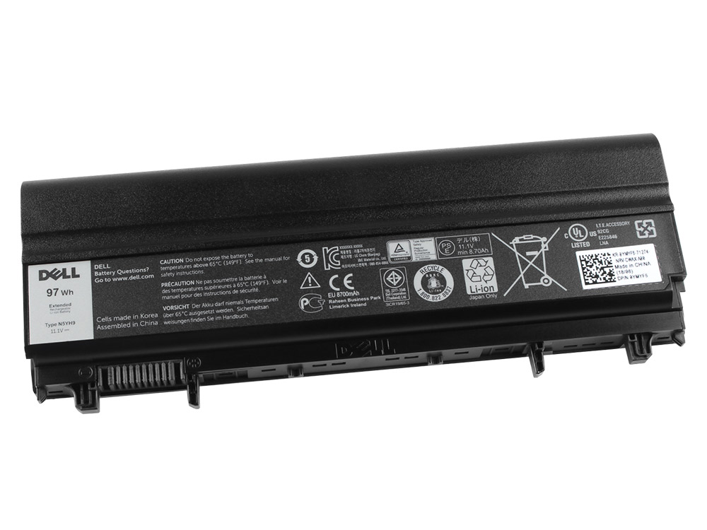 97Wh Original Batterie Dell 451-BBIE 451-BBIF