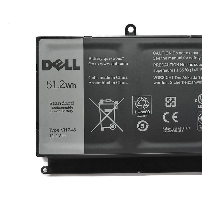 51.2Wh Batterie Original pour Dell VH748 Inspiron 14 5439