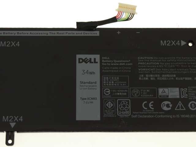 34Wh Original Batterie Dell P67G P67G001