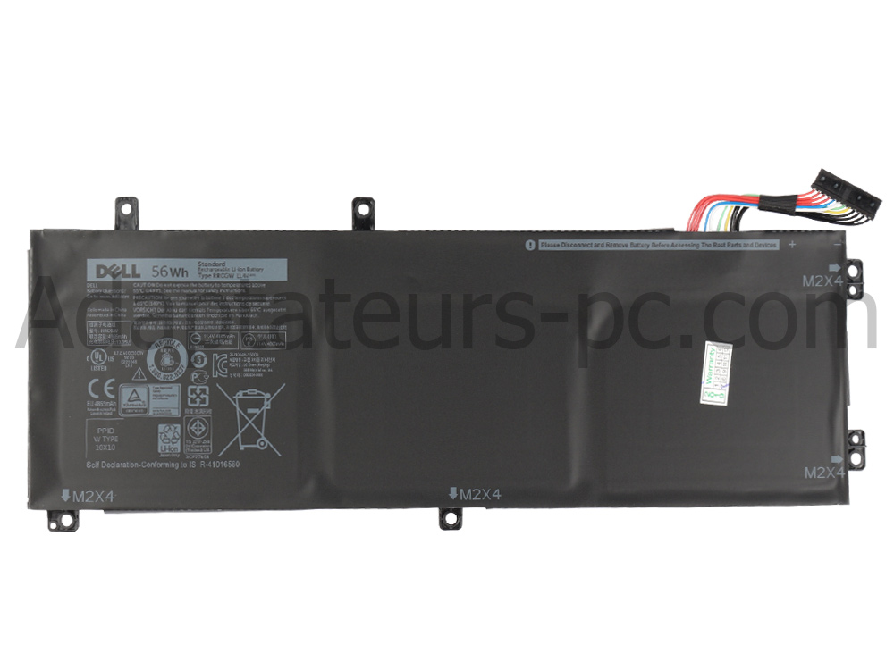 56Whr Original Batterie pour Dell RRCGW XPS 15 9550