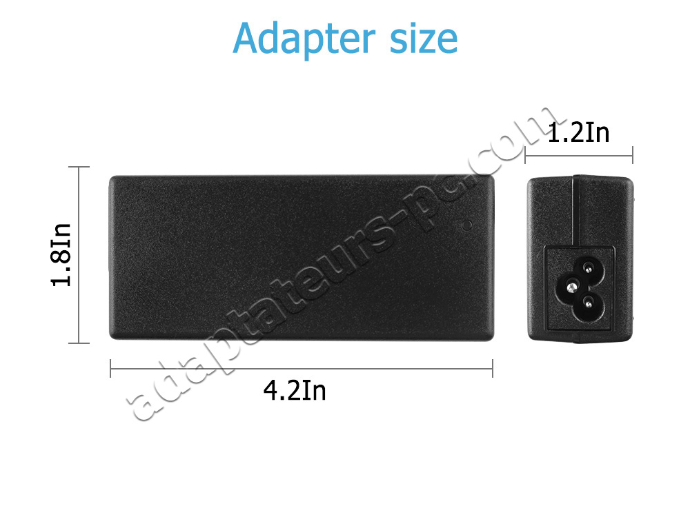 65W AC Adaptateur Chargeur pour Clevo W130EW W130EV W25CSV W25CSW W548KW