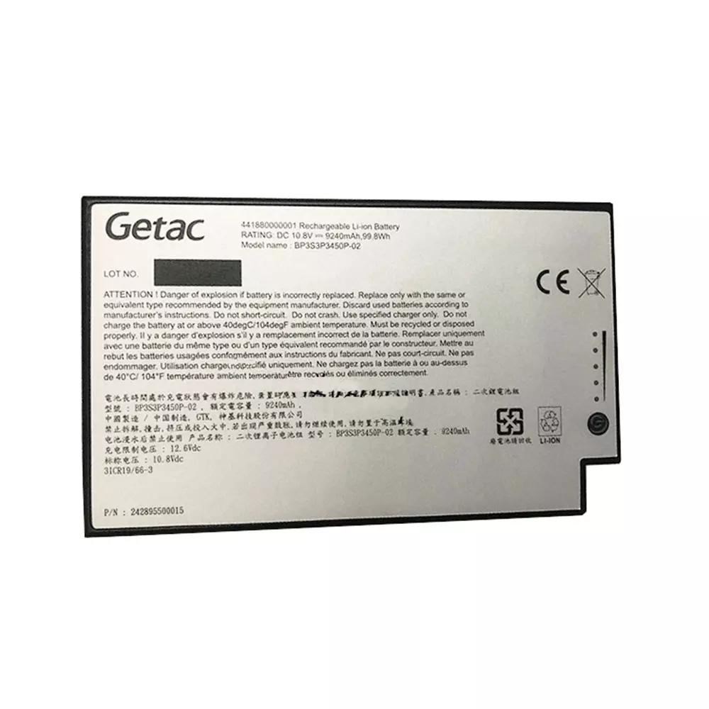 Batterie Getac 441880000001 9240mAh 99.8Wh