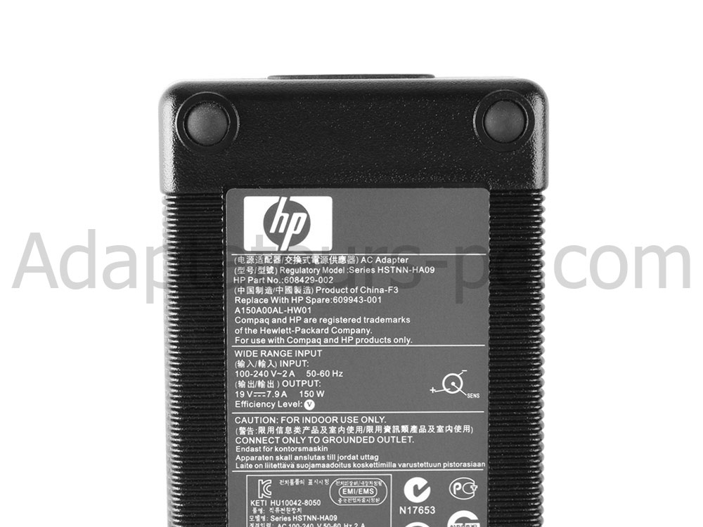 150W Original AC Adaptateur Chargeur pour HP TouchSmart 520-1130la