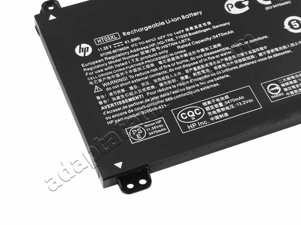 Original Batterie HP HT03XL 3470mAh 41.9Wh