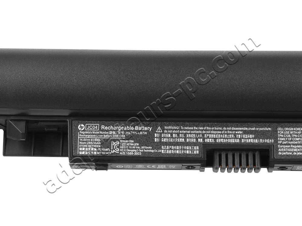 Original Batterie HP JC03 JC04 2850mAh 41.6Wh