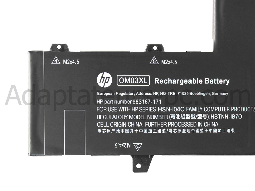 Original Batterie HP EliteBook x360 1030 G2 4935mAh 57Wh