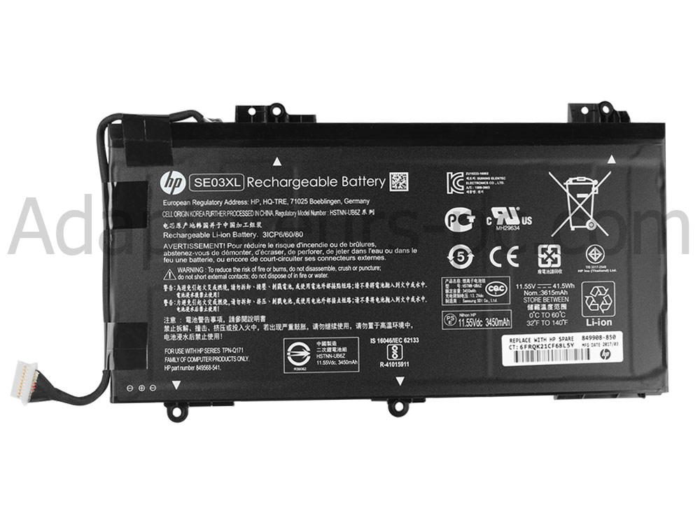 41.5Wh Original Batterie HP Pavilion 14-al002tx 14-al062nr