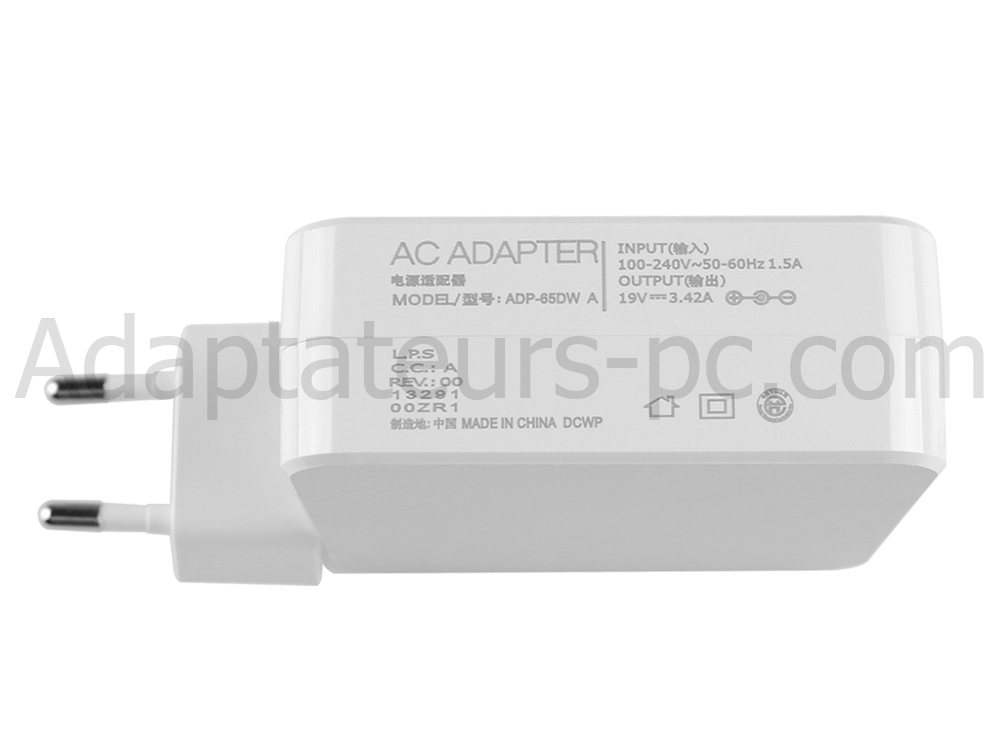 65W Huawei HW-190340E00 AC Adaptateur Chargeur