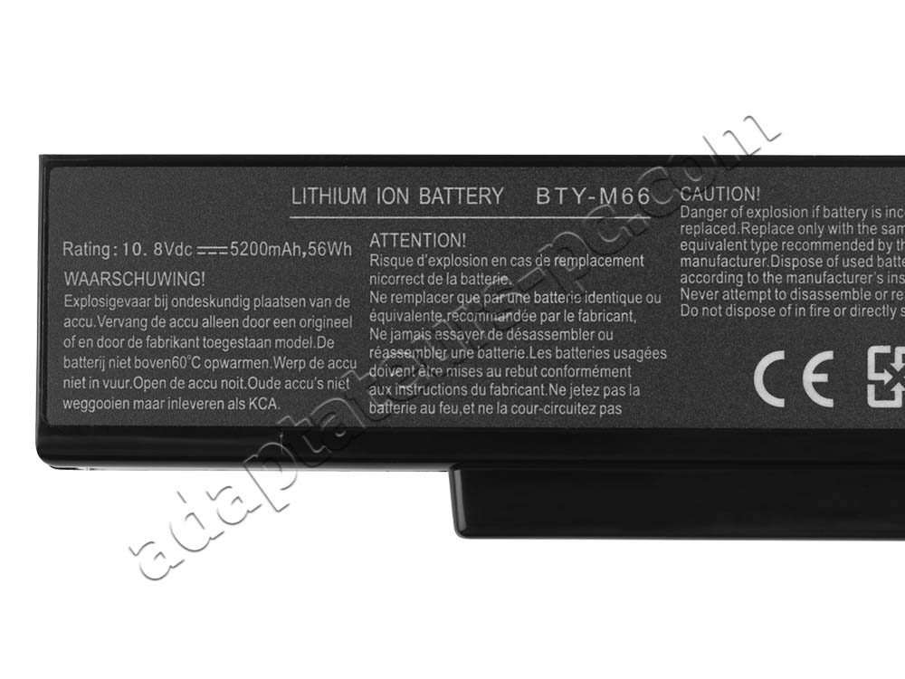 4800mAh Batterie Clevo 6-87-M660S-4P4-T