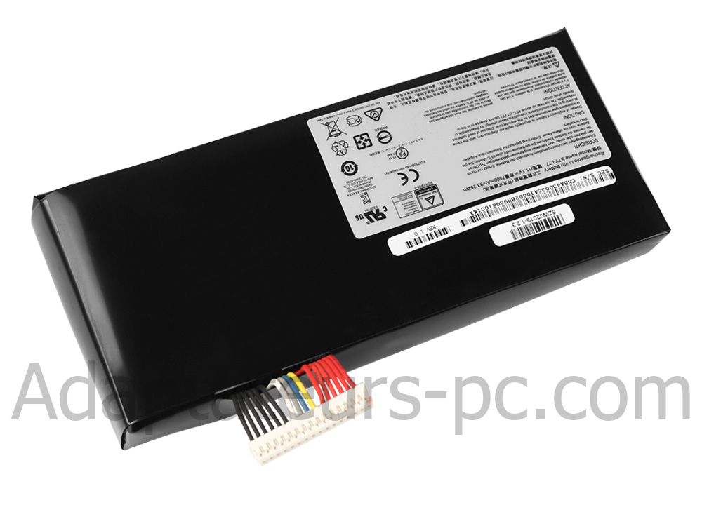 7500mAh Batterie Original pour MSI GT72 2PE-021CZ GT72 2PE-009US