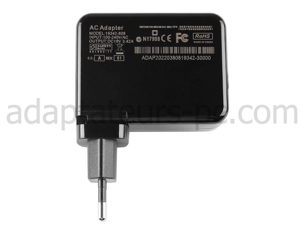 65W Chargeur Medion Akoya E16401 (MD 62253) AC Adaptateur