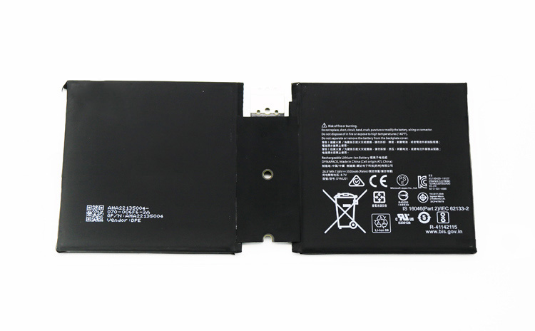 Original Batterie Microsoft Surface Go 2 1901 3500mAh 26.81Wh