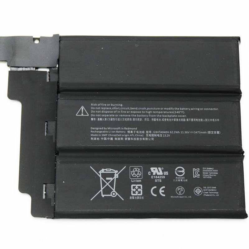 Original Batterie Microsoft G3HTA041H G3HTA040H 5473mAh 62.2Wh