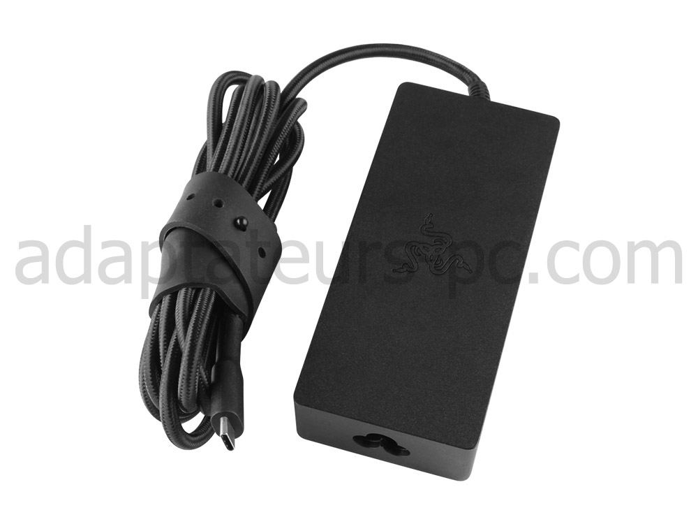 Original 100W USB-C Chargeur Razer Blade Stealth 13 GTX1650 2019 RZ09-03101 AC Adaptateur