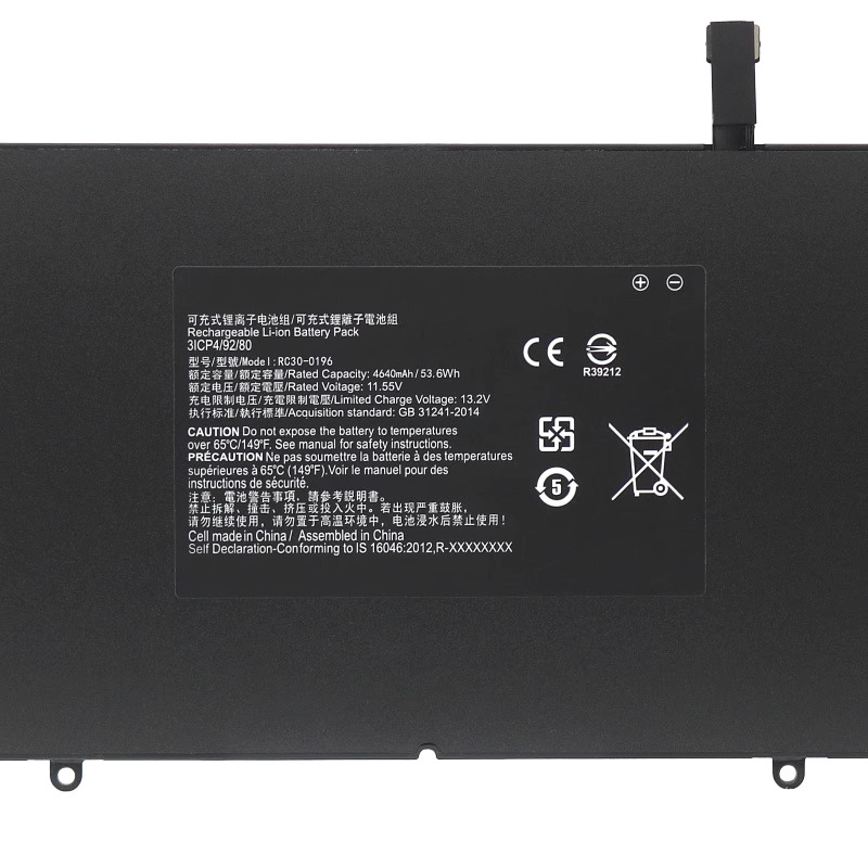 Original Batterie Razer Blade Stealth 13 RZ09-02394E31-R3U1 4640mAh 53.6Wh