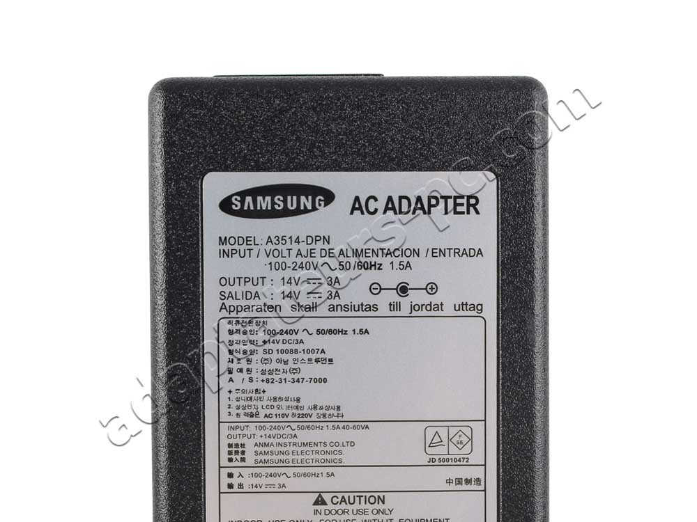 15W AC Adaptateur Chargeur pour Samsung S19D300HY S19D300BY S19D300NY