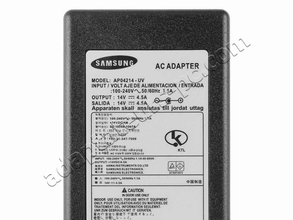 14V 4.143A Chargeur Samsung UE22F5410 TV Display AC Adaptateur