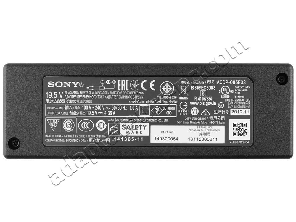 Adaptateur Chargeur Original Sony ACDP-085E03 85W + Cable