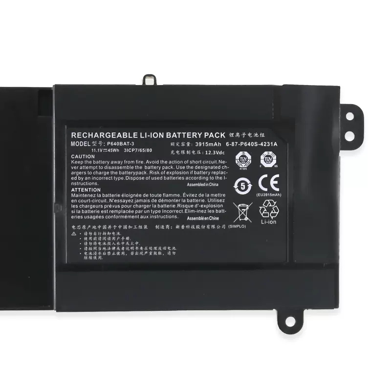Original Batterie Schenker XMG P406-BWX 3915mAh 45Wh