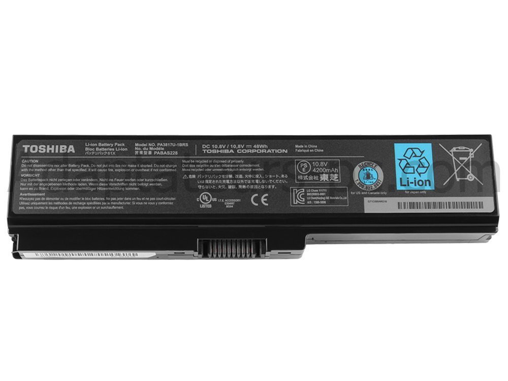 Original Batterie Toshiba PA3817U-1BRS 4400mAh 48Wh