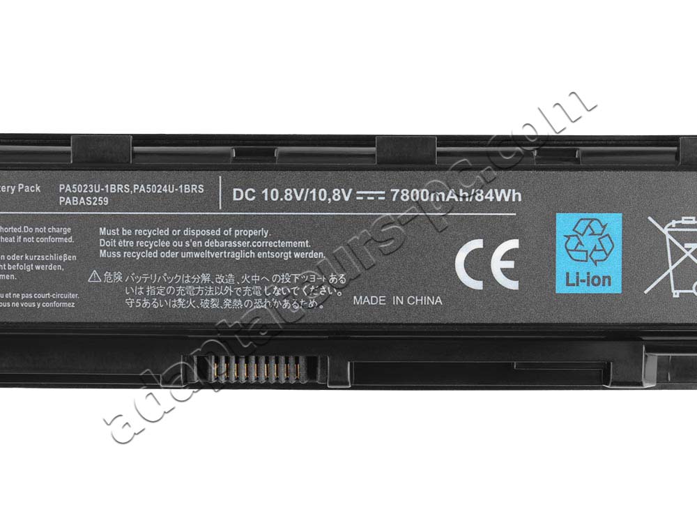 7800mAh Toshiba Satellite C55-A-14X Batterie