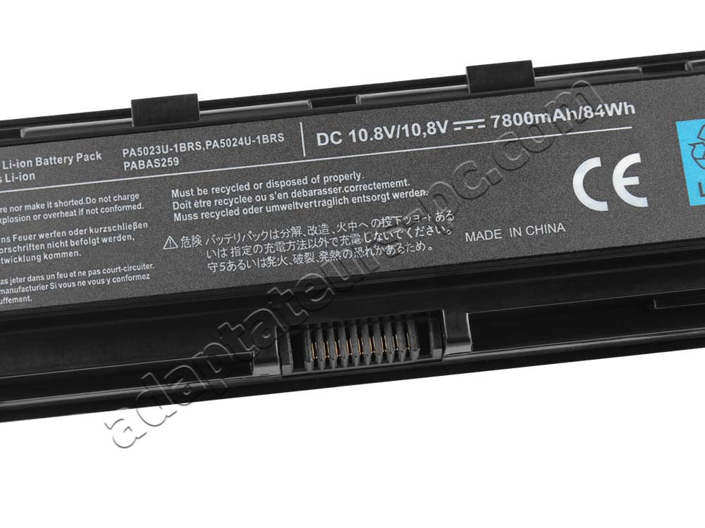 7800mAh Toshiba Satellite C55-A-14X Batterie