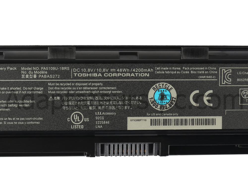 4200mAh Batterie pour Toshiba Satellite L70-B-10M L70-B-10P L70-B-10R